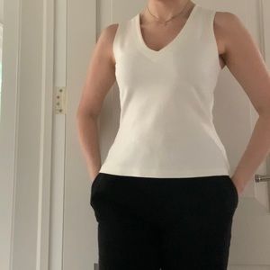 J. Crew sleeveless v neck top